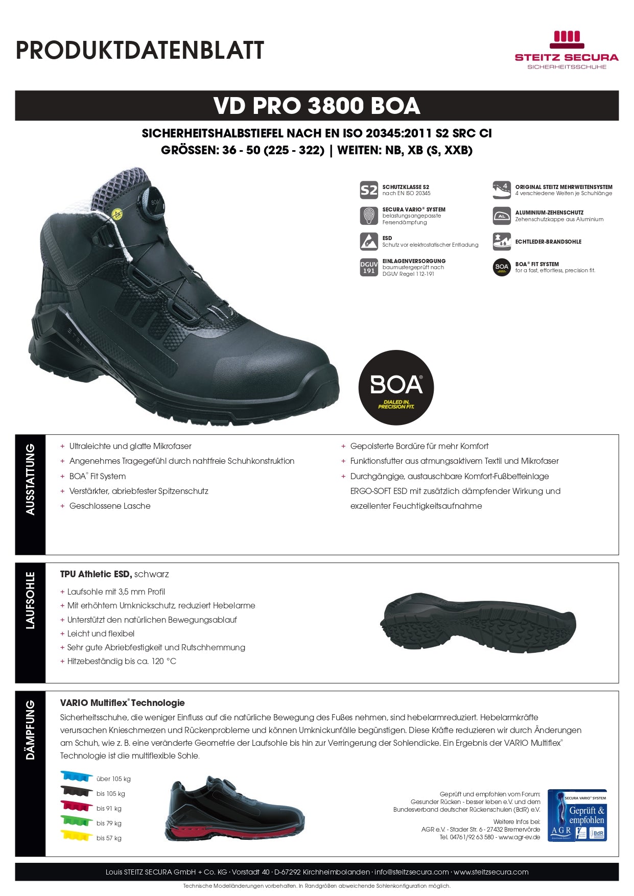 VD PRO 3800 BOA S2