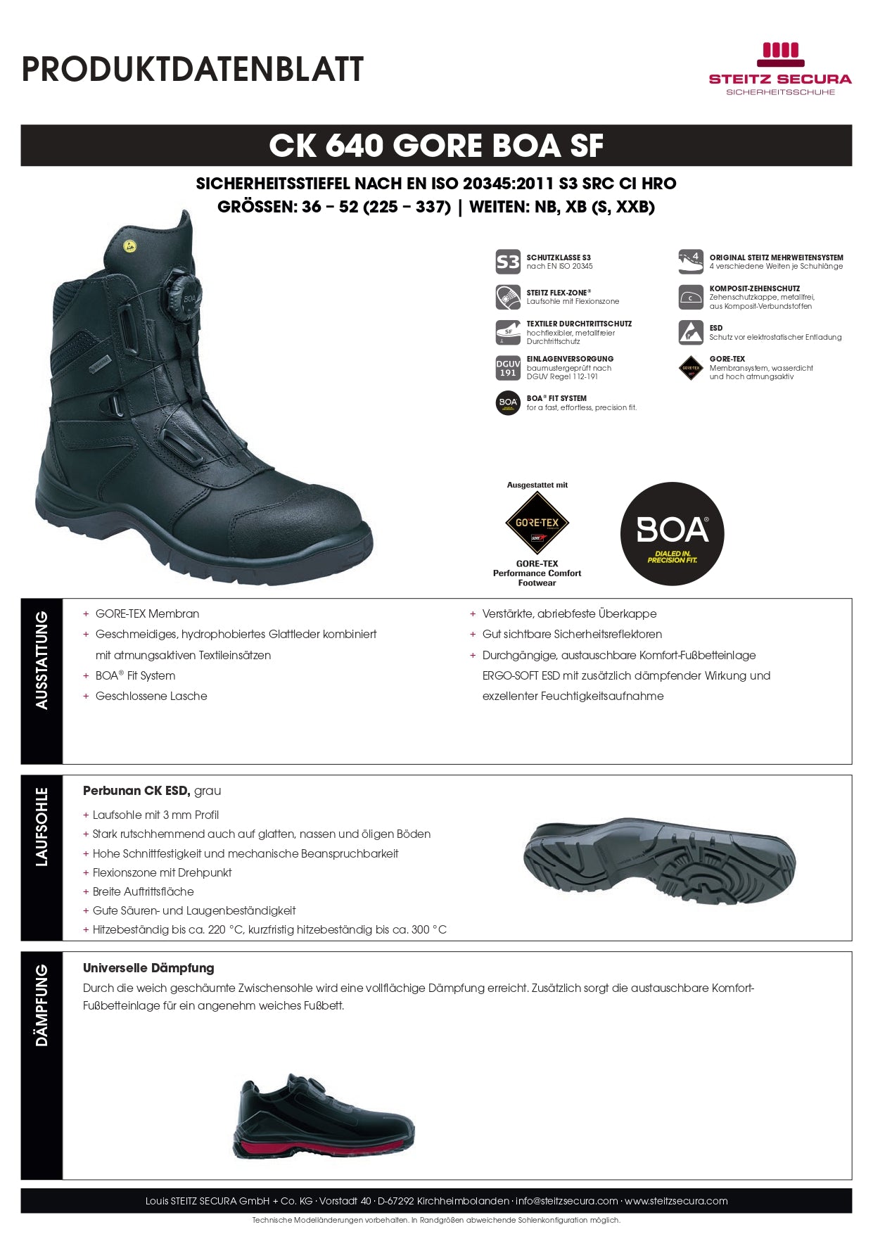 CK 640 GORE BOA SF
